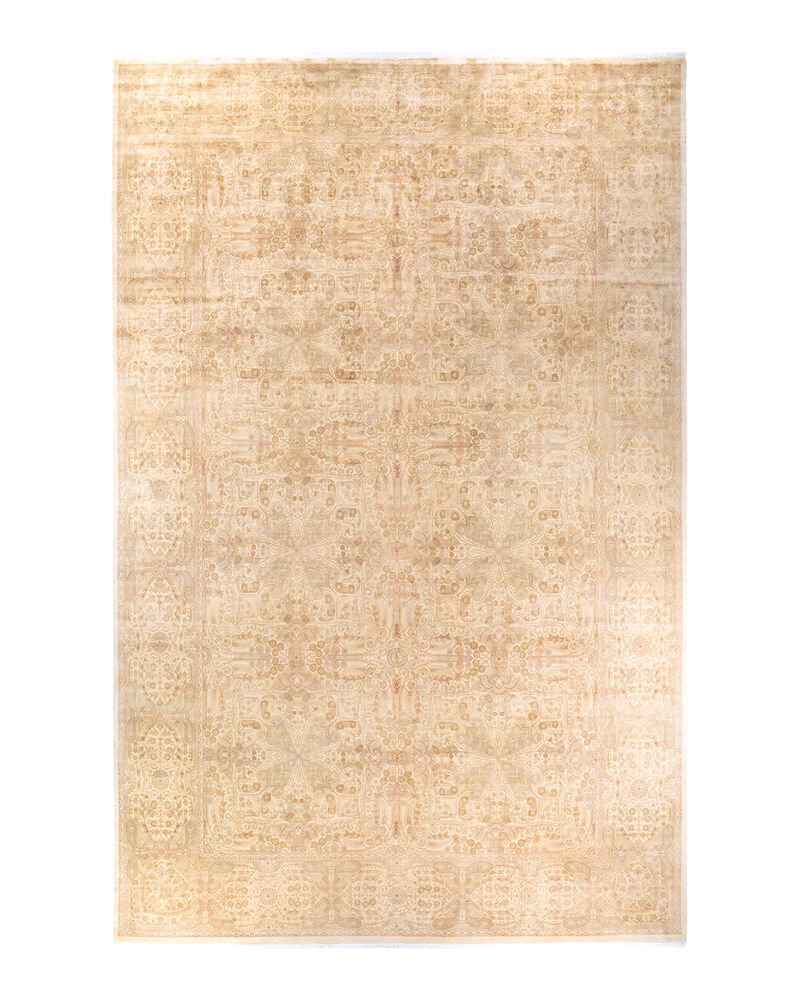 Mogul, One-of-a-Kind Hand-Knotted Area Rug  - Ivory, 12' 2" x 18' 7"