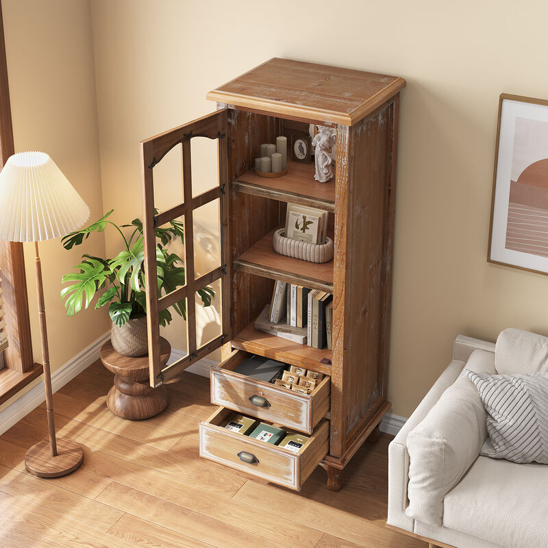 Vomkal Wooden Storage Cabinet image number 3