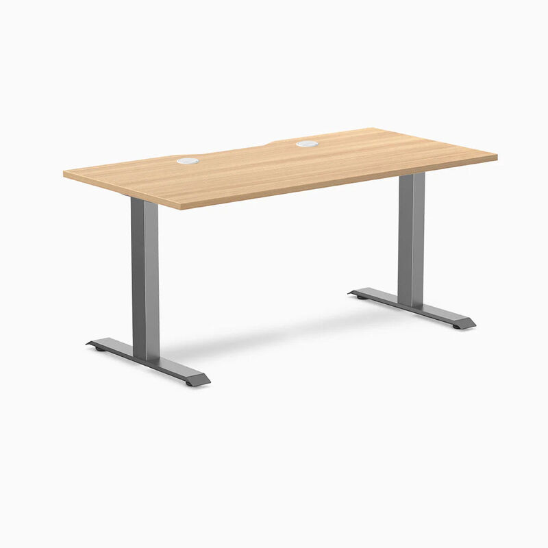 Desky Zero Scalloped Laminate Office Desk image number 0