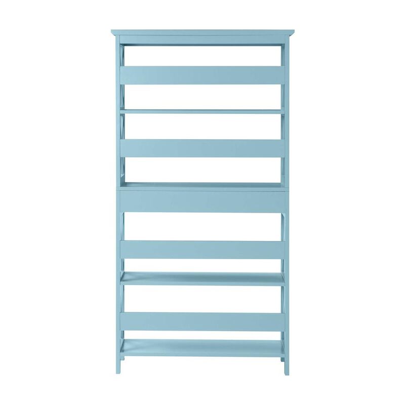 Convience Concept, Inc. Oxford 5 Tier Bookcase with Drawer