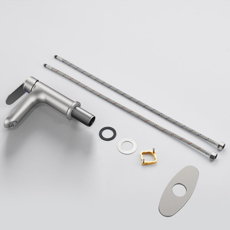 Sink Faucet – Single Handle with 2 Hoses, 1 or 3 Hole Deck Installation