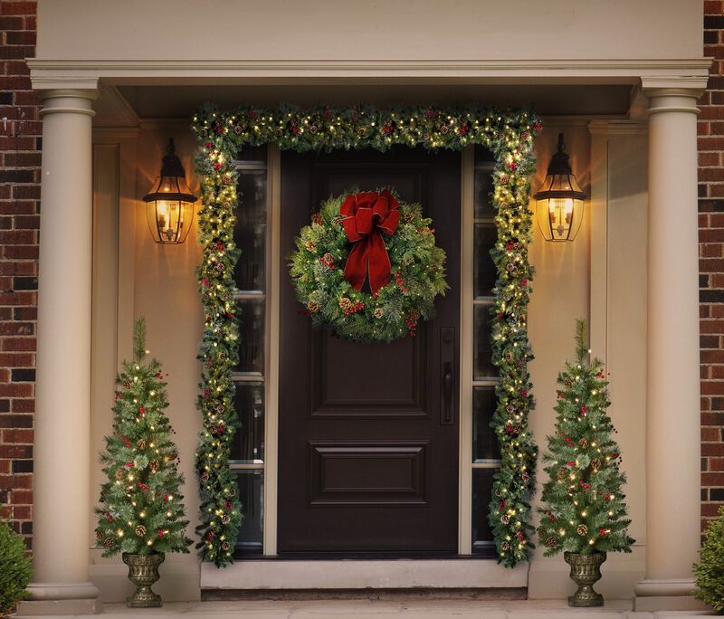 4 Foot Pre-lit Carolina Porch Christmas Tree image number 5