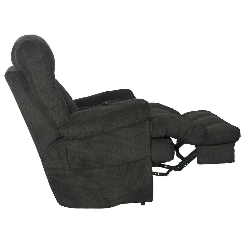 Catnapper Sterling Power Lay Flat Recliner with Power Adjustable Headrest and Lumbar