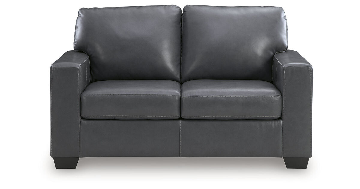 Bolsena Leather Loveseat