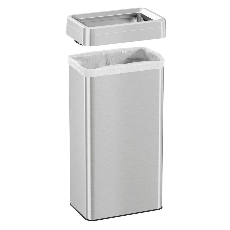 iTouchless 21 Gallon / 80 Liter Rectangular Open Top Trash Can