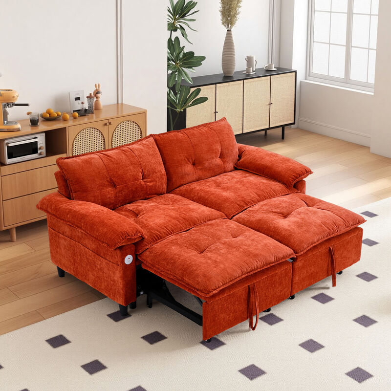 Napnam Convertible Sleeper Couch image number 2