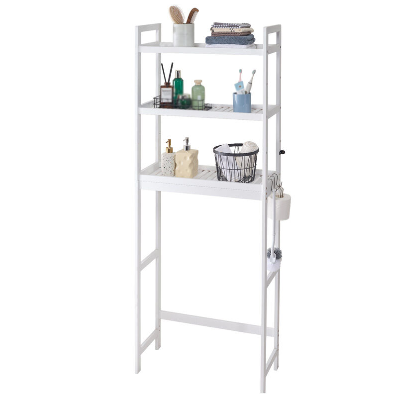 Over the Toilet Storage 3-Tier Bathroom Shelf Rack Space Saver Organizer