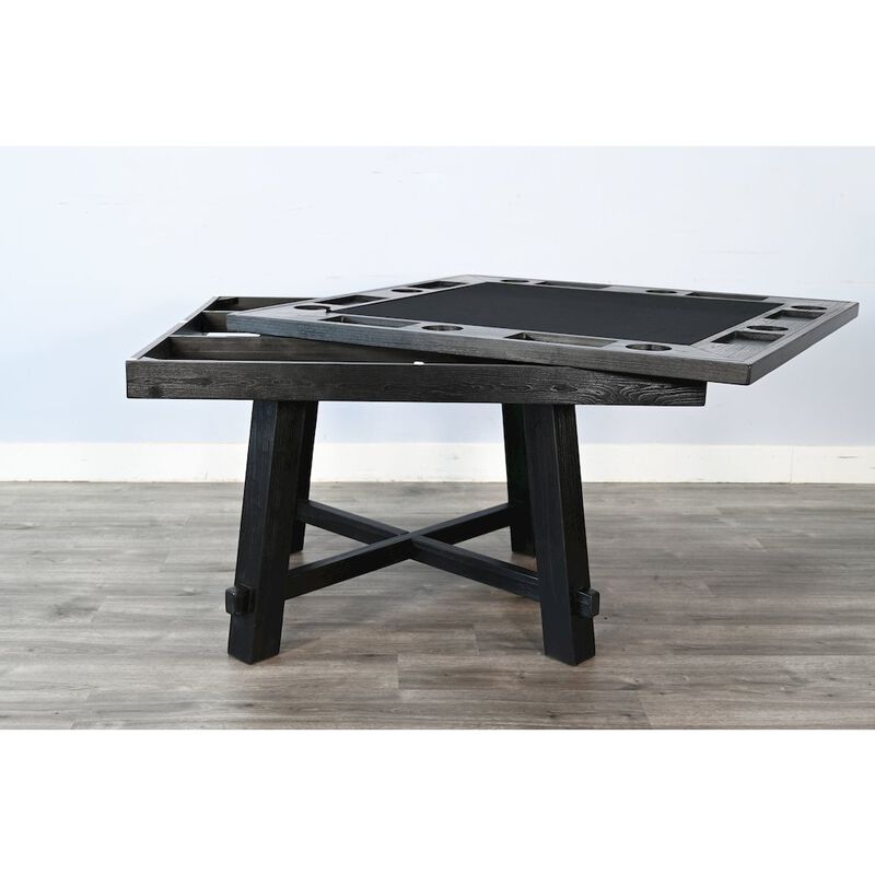 Sunny Designs Black Square Reno Poker Dining Table image number 3