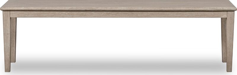 Camden Oak Wood Bench in Chai