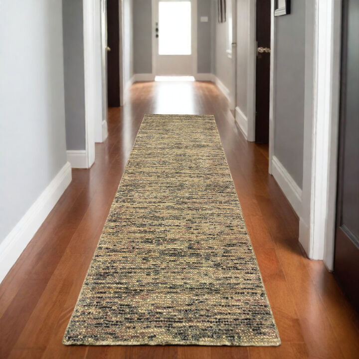 HomeRoots Hand Tufted Runner Rug