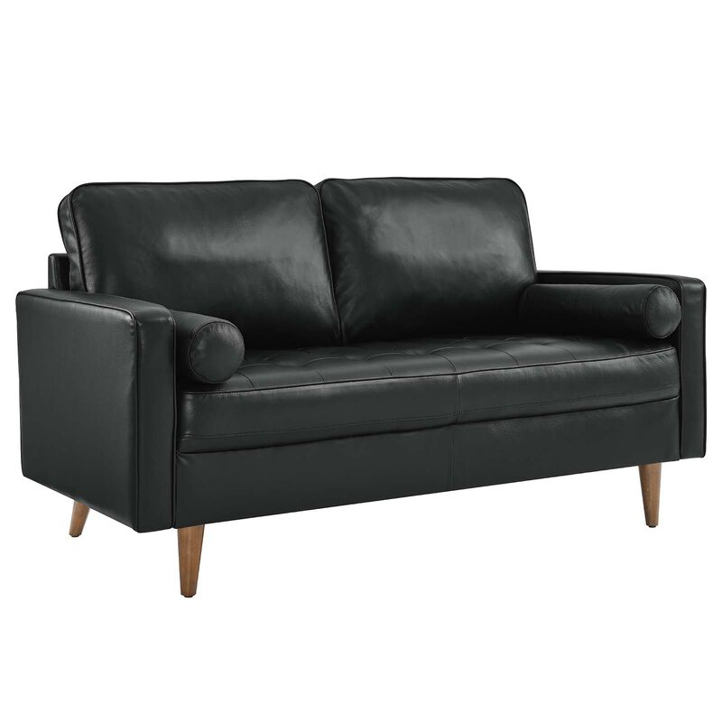 Valour Leather Loveseat image number 2