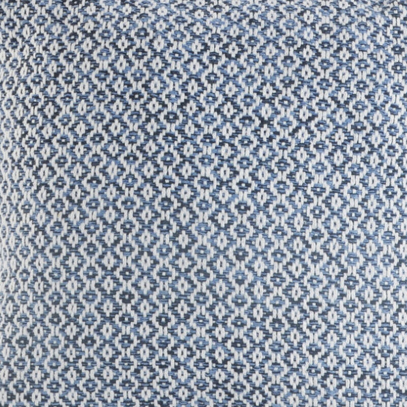 HomeRoots Set of Two Blue Chevron Cotton Throw Pillows image number 4