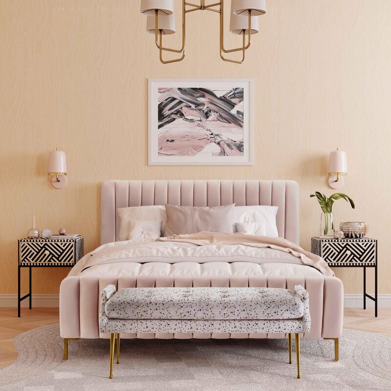 Angela Blush Bed in Queen image number 6