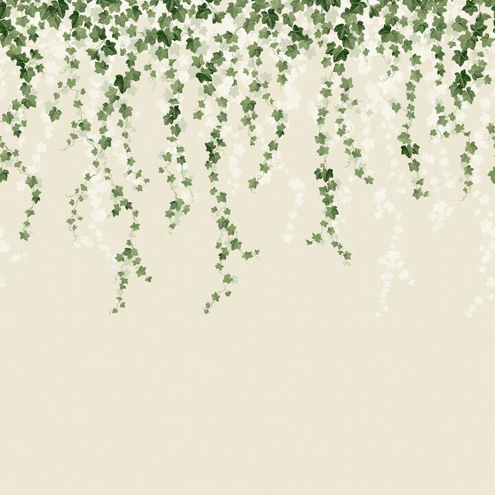 Trailing Ivy Green Wall Mural (Set of 2)