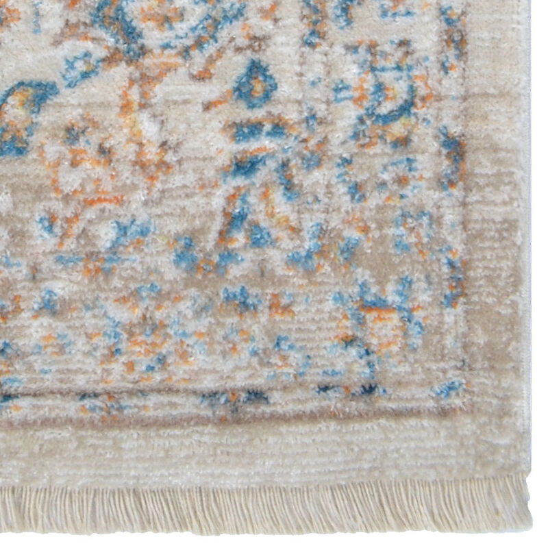 RUGSOTIC CARPETS MACHINE MADE POLYESTER AREA RUGS  - Rectangle Shape, Classic Oriental Traditional  Design, Low Pile Machine Made Area Rugs (M00067) image number 4