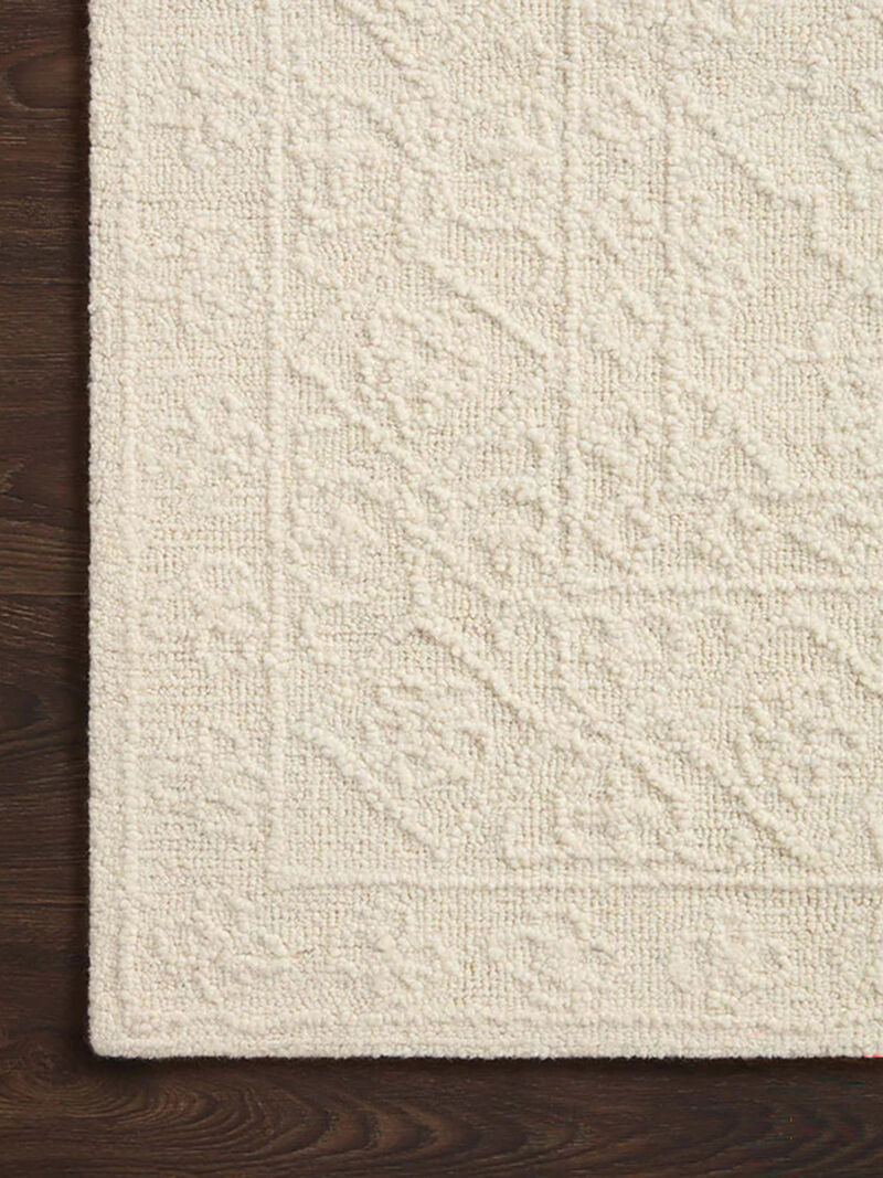 Cecelia CEC01 Ivory/Ivory 8'6" x 12' Rug image number 2
