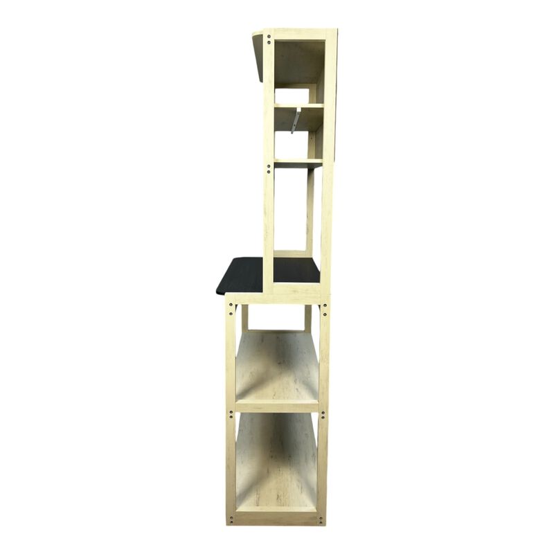 ELEMENT ACE 5-Tier Multi-Functional Bakers Rack for Kitchen Storage, Microwave Stand, Coffee Bar Station, Open Shelving Unit for Cookware & Kitchen Essentials image number 4