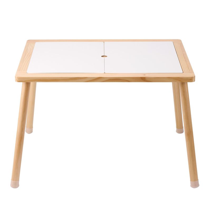 Kids Sensory Activity Table with Non Slip Feet Drawing Study Table image number 0