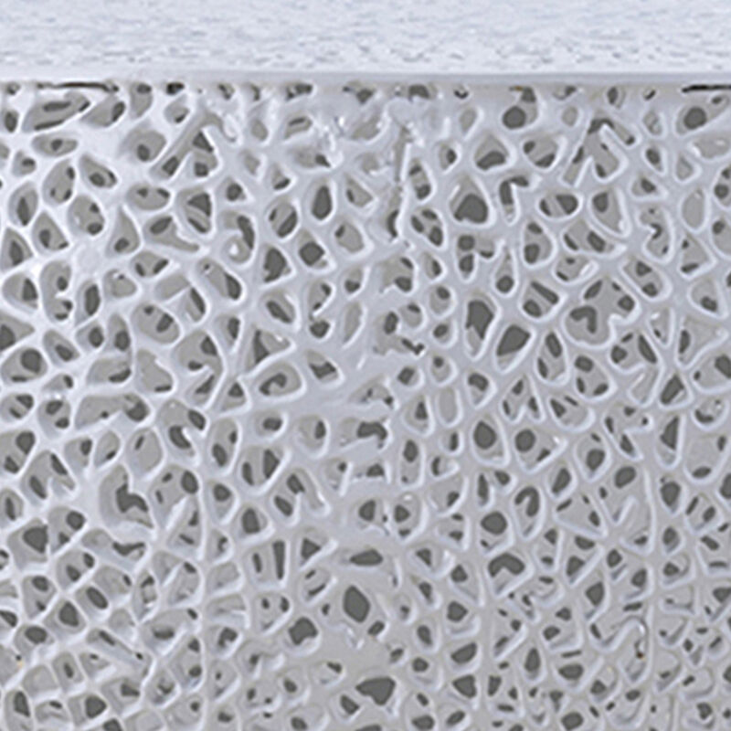Pavressa White Hourglass Coffee Table image number 8