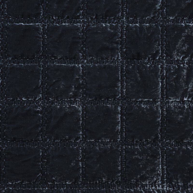 Stella Double Box Stitch Blue King Quilt Set image number 3