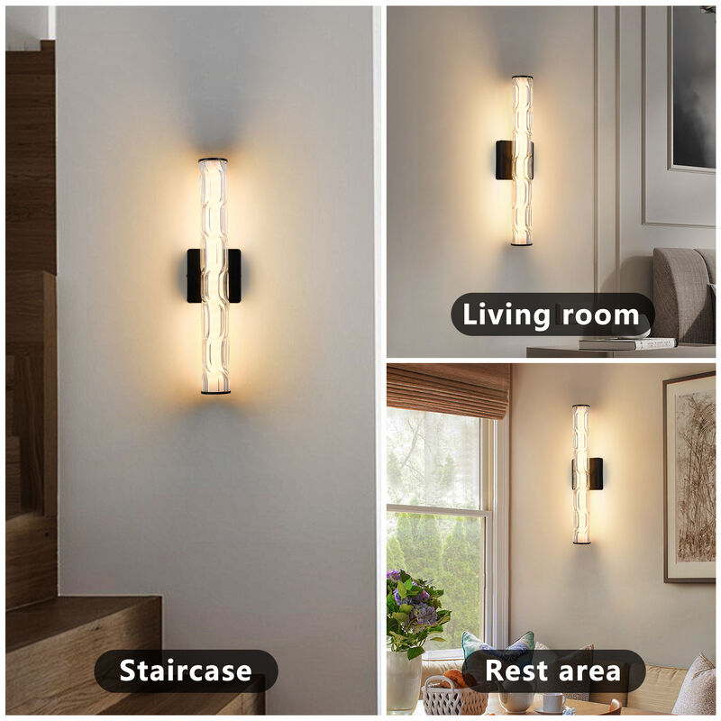 3.5 in. 1-Light LED Wall Sconce with Iron Shade (Set of 2) image number 4