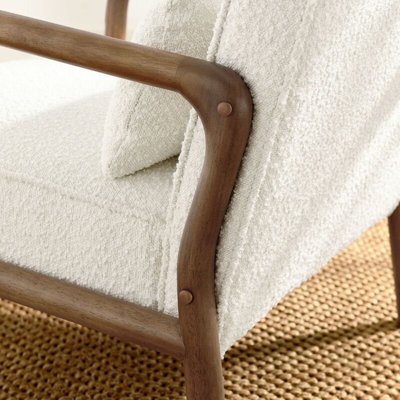 Charlie Boucle Upholstered Armchair image number 8