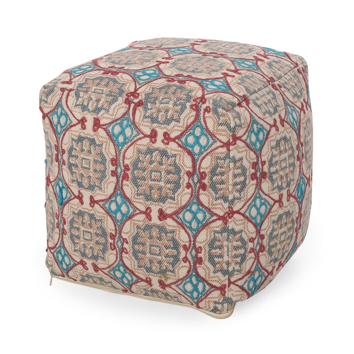 GOODSILO Handcrafted Multifunctional Fabric Pouf for Versatile Seating and Footrest Comfort