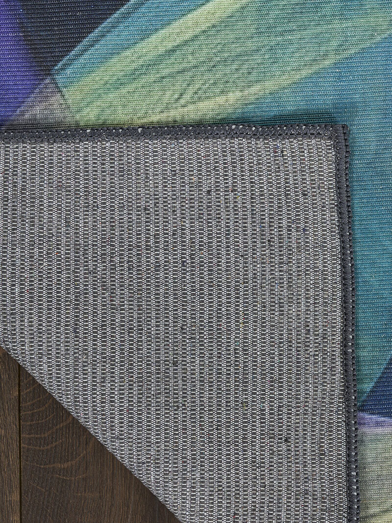 Nourison Washables NWB16 Turquoise/Multicolor 9'2" x 12' Rug