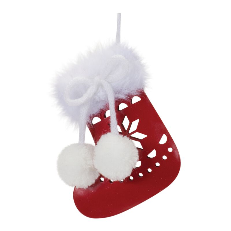 Snowflake Mitten And Stocking Ornament (Set of 12)