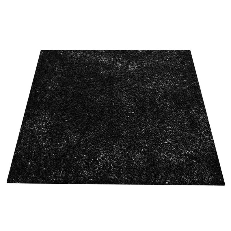 RUGSOTIC CARPETS HAND TUFTED SHAG POLYESTER ECO-FRIENDLY AREA RUGS  - Square, Size, Solid Plain Design, High Pile Thick Handmade Anti Skid Area Rugs for Living Room, Bed Room K00111 image number 2