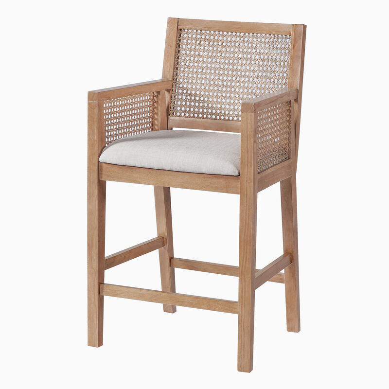 Merax French Country Rattan Bar Stool Set