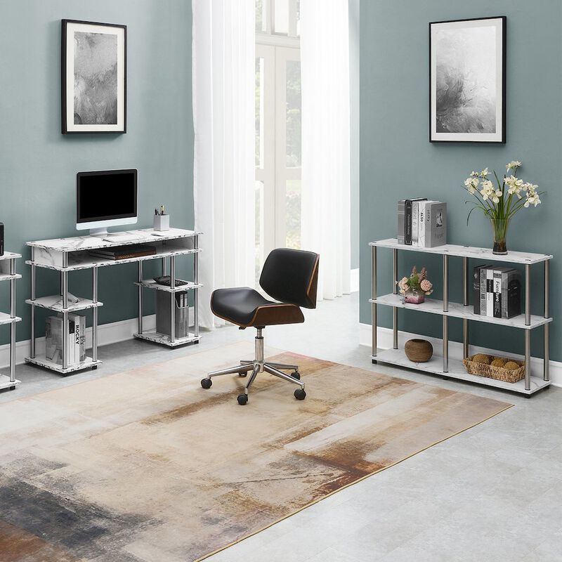 Convenience Concepts Designs2Go No Tools Console Table with Shelves