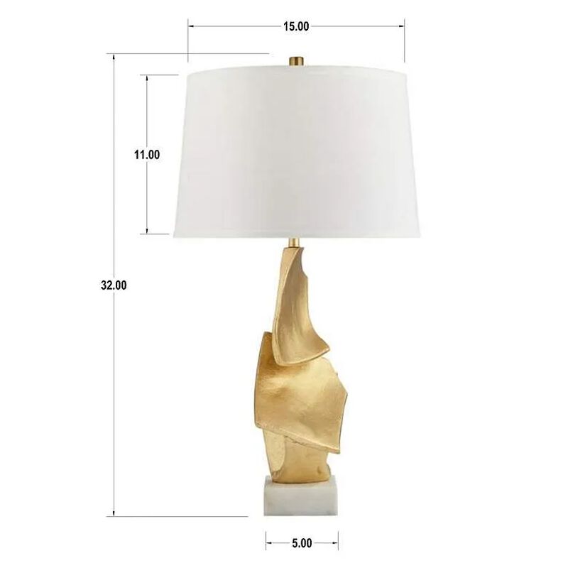 Abstract Gold Lamp