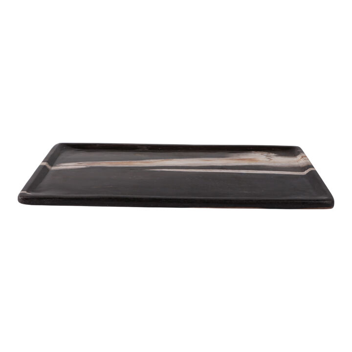16x8" Petrified Wood Tray