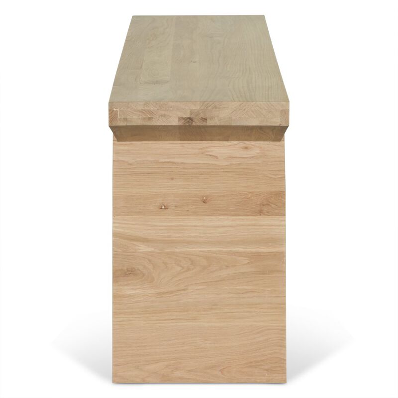 World Interiors Incus 68" Console Table in Oak image number 4