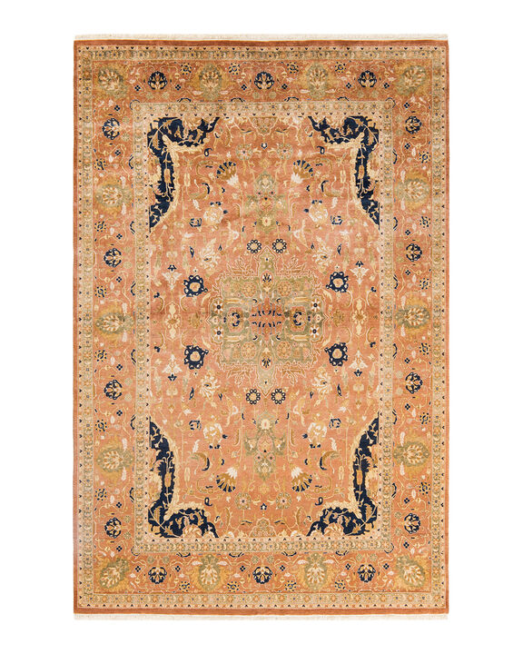 Mogul, One-of-a-Kind Hand-Knotted Area Rug  - Brown, 6' 0" x 9' 3"