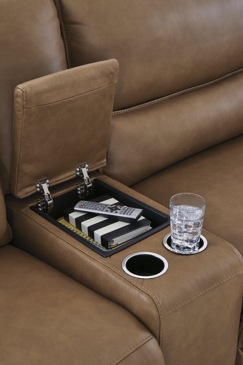 Silverbrooke 3-Piece Power Reclining Sectional with Chaise image number 2