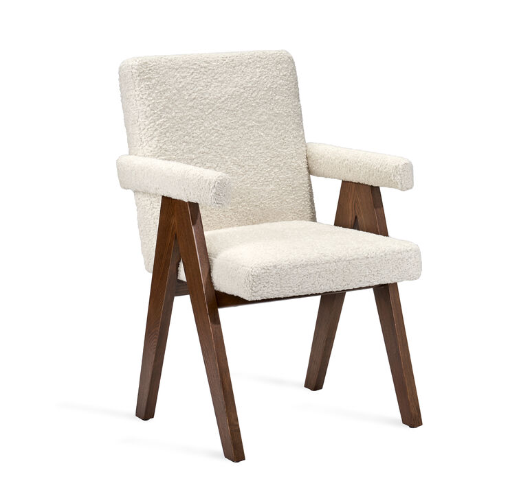 Julian Arm Chair - Cream Latte