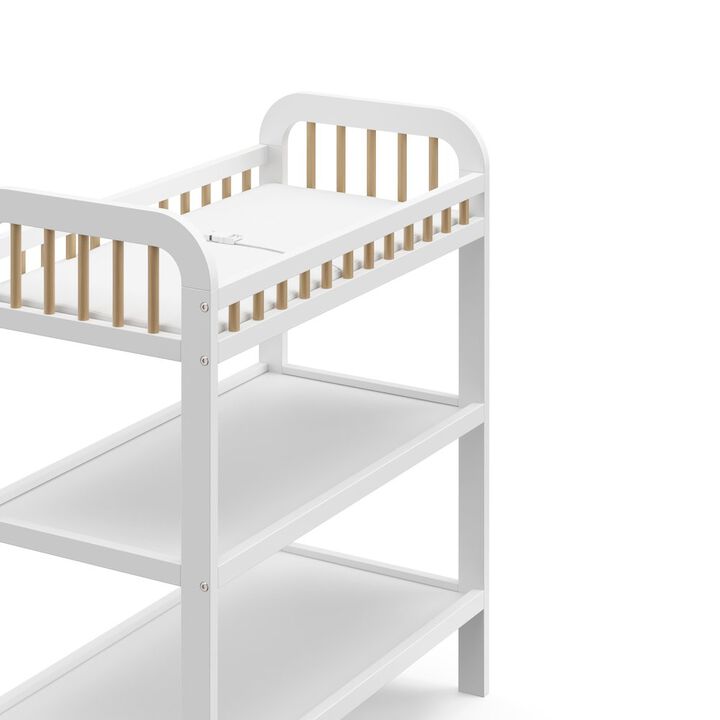 Storkcraft Pasadena Changing Table with Water-Resistant Changing Pad