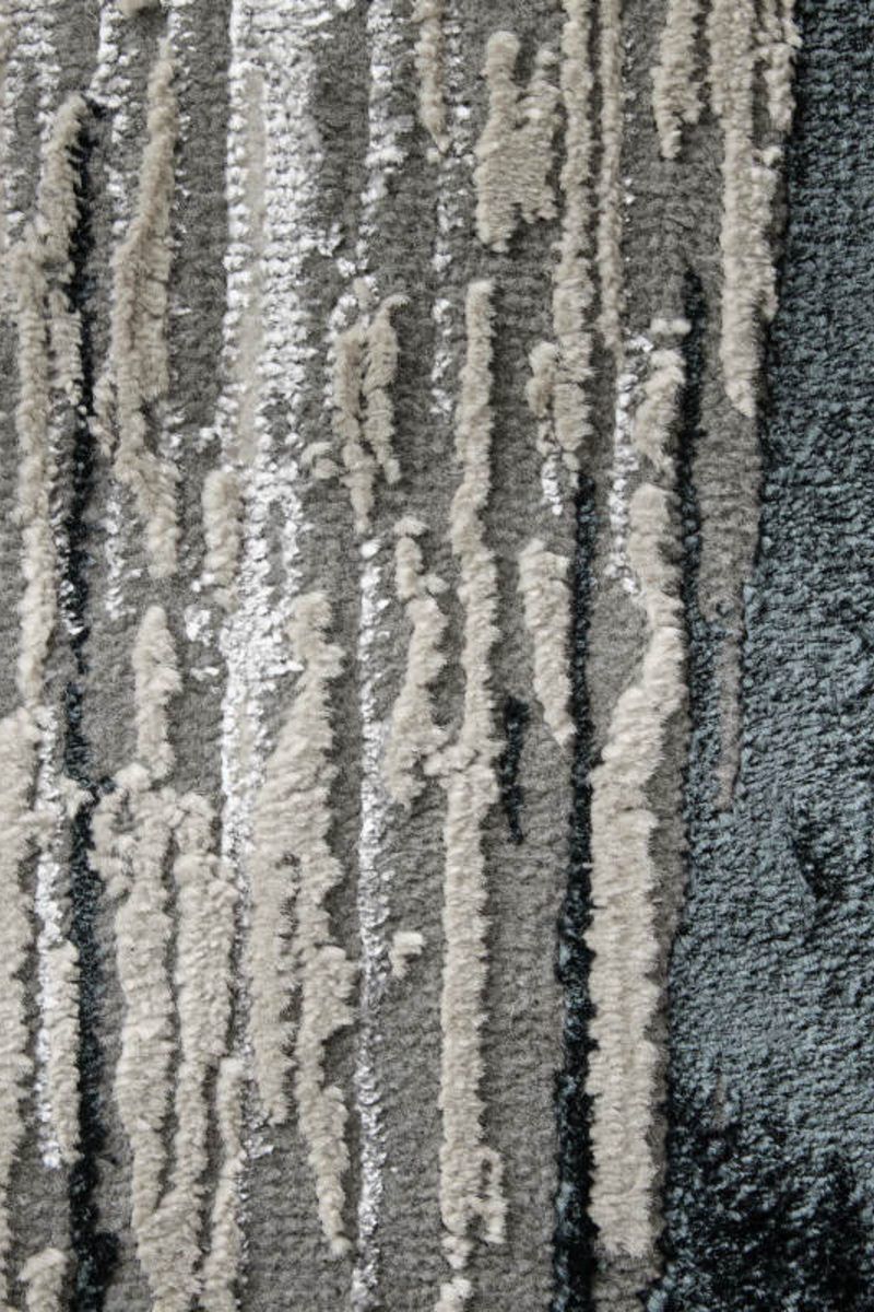 Micah 3338F Black/Silver 9'2" x 12' Rug image number 7