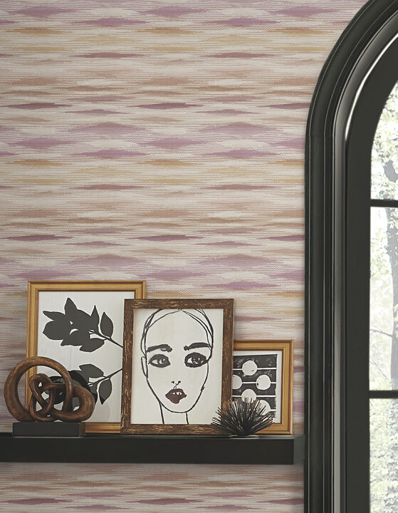 Fireworks Mauve Peel & Stick Wallpaper