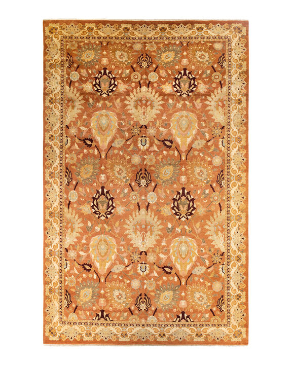Eclectic, One-of-a-Kind Hand-Knotted Area Rug  - Brown, 10' 2" x 15' 10"
