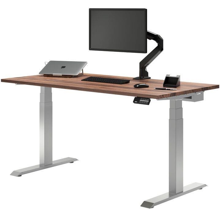 Desky Dual Hardwood Sit Stand Desk