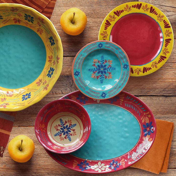 Bonita Talavera Melamine Dinnerware Set