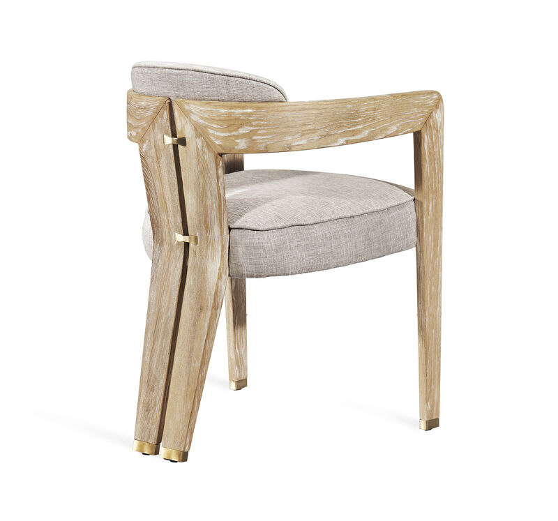 Maryl II Dining Chair - Cream Linen