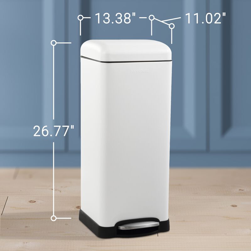 Betty Retro 8-Gallon Step-Open Trash Can