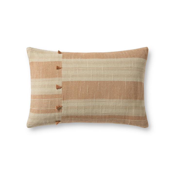 Evangeline Rust/Multi 13''x21'' Down Pillow by Magnolia Home by Joanna Gaines x Loloi