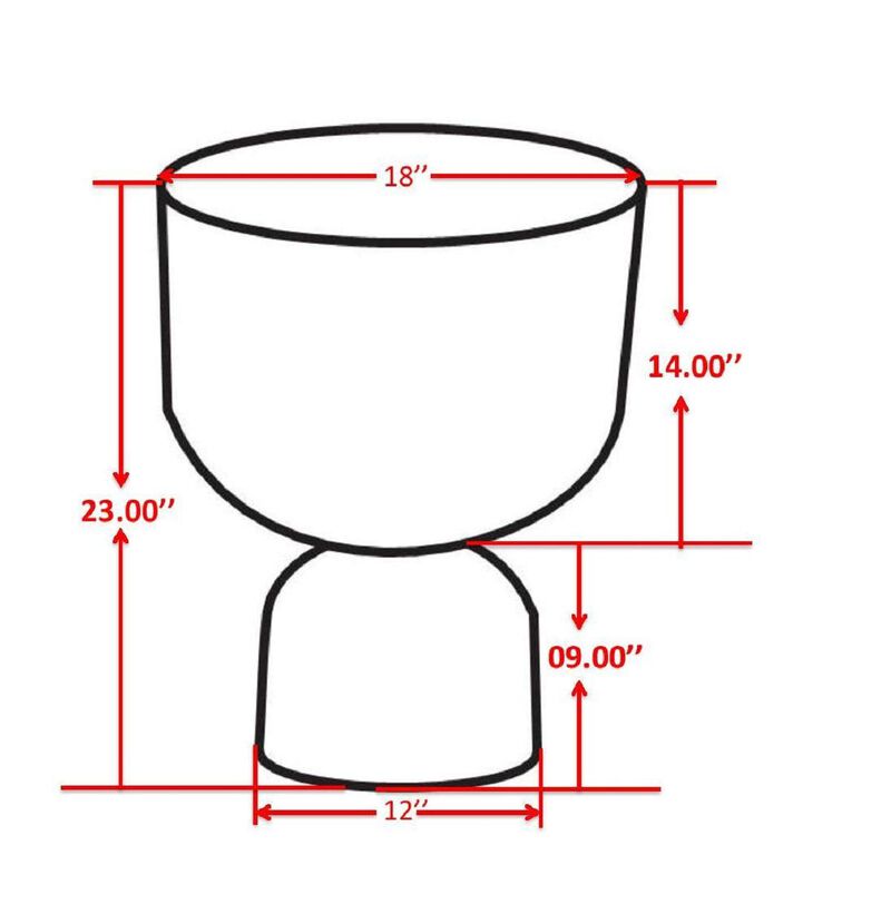 Pasargad Home Calista Iron Round Side Table, Brass - Ivory