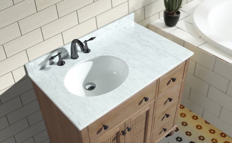 Annie 36" Bathroom Vanity Weathered Fir image number 6