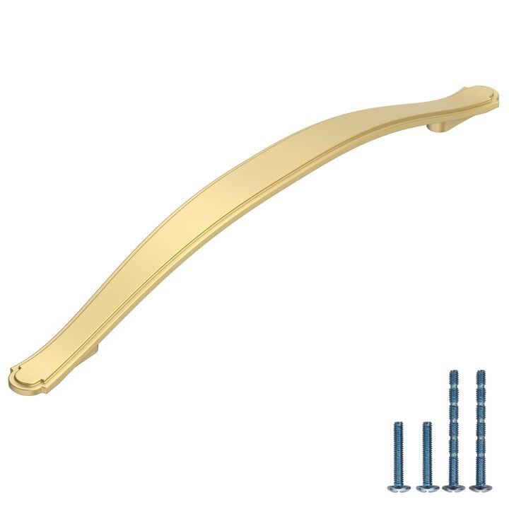 AOOTOCH 10 Pack Brushed Gold Cabinet Pulls 6.3 Inch Kitchen Cabinet Handles Kitchen Handles for Cabinets Gold Drawer Pulls Dress